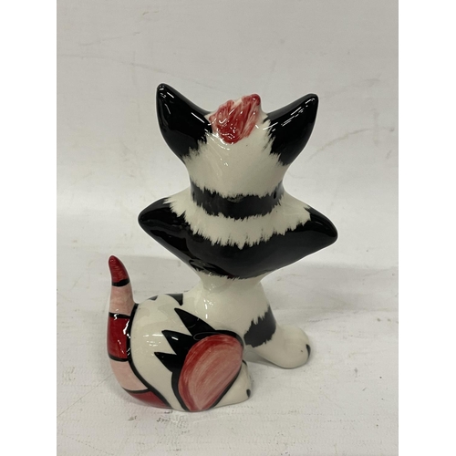 146 - A LORNA BAILEY HAND PAINTED AND SIGNED KATRINA CAT