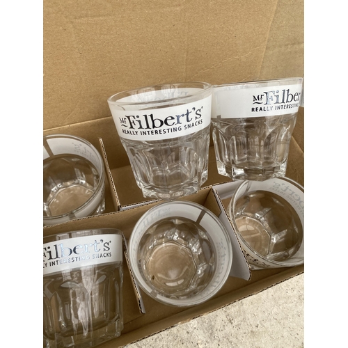 1600 - AN ASSORTMENT OF BRANDED GLASSES TO INCLUDE DORTMUNDER AND FLENSBURGER ETC