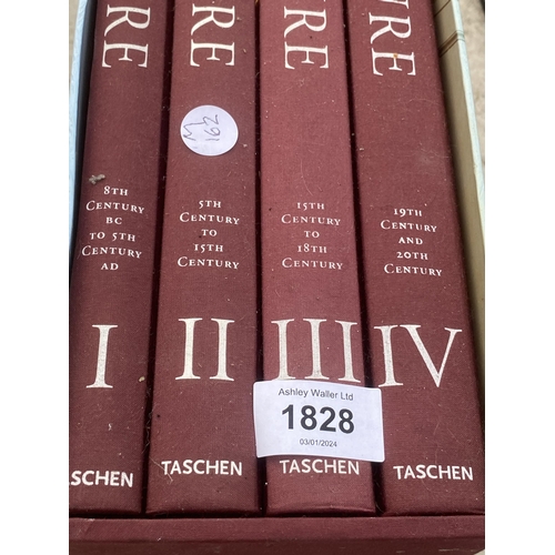 1828 - A SET OF FOUR TASCHEN SCULPTURE BOOKS