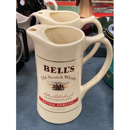 256 - THREE BELL'S WHISKY WATER JUGS