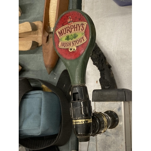 281 - TWO MURPHY'S IRISH STOUT PUMPS