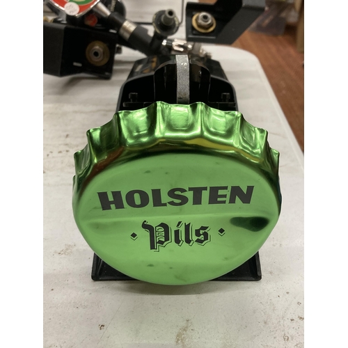 283 - A NEW HOLSTEN PILS BOTTLE OPENER AND BOTTLE TOP HOLDER