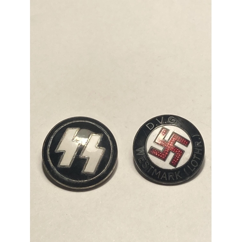 161 - TWO GERMAN BADGES