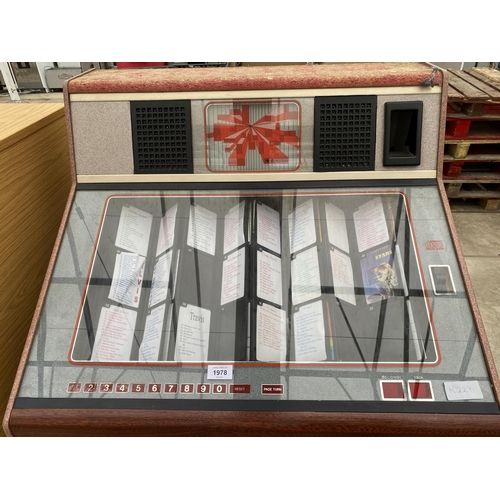 1978 - AN ELECTRIC MAESTRO JUKE BOX