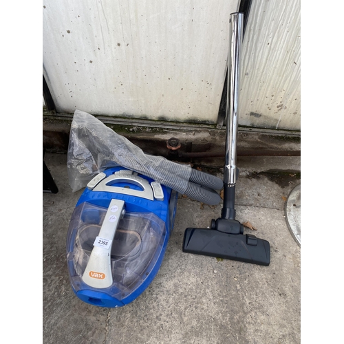 2395 - A VAX VACUUM CLEANER, W/O