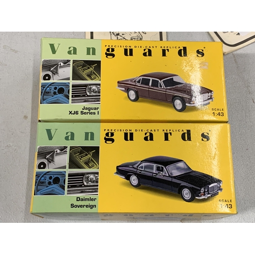 1024 - TWO BOXED VANGUARDS DIECAST CAR MODELS