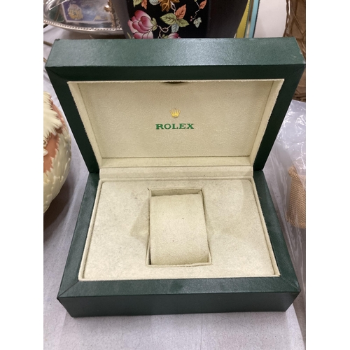 168A - A ROLEX WATCH BOX