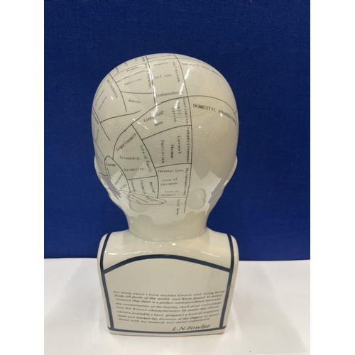 14 - A PHRENOLOGY HEAD BY L N FOWLER