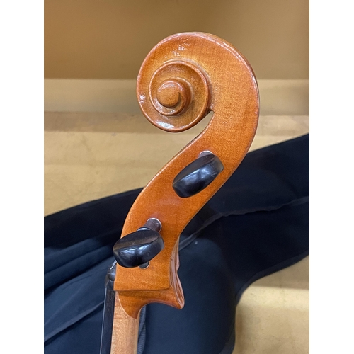 85 - A VINTAGE GERMAN CELLO WITH CASE