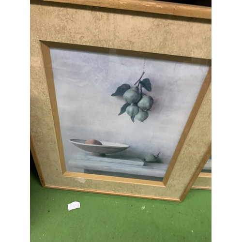 1231 - A PAIR OF MODERN FRAMED STILL LIFE PRINTS