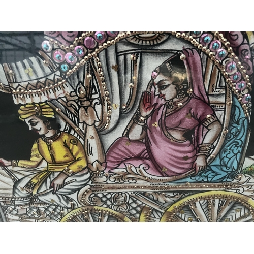 2060 - TWO GILT FRAMED PRINTS OF INDIAN SCENES