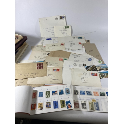 366 - VARIOUS STAMP ALBUMS SOME EMPTY OTHERS PART FILLED, PRINCESS OF WALES 21ST BIRTHDAY COLLECTION, LOOS... 