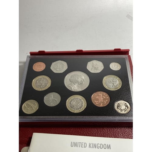 418 - THE ROYAL MINT 2007 PROOF COIN COLLECTION WITH COA