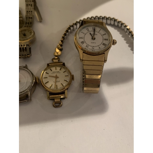 560 - SIX LADIES WATCHES TO INCLUDE A TIMEX, SEKONDA, MONTINE, ETC