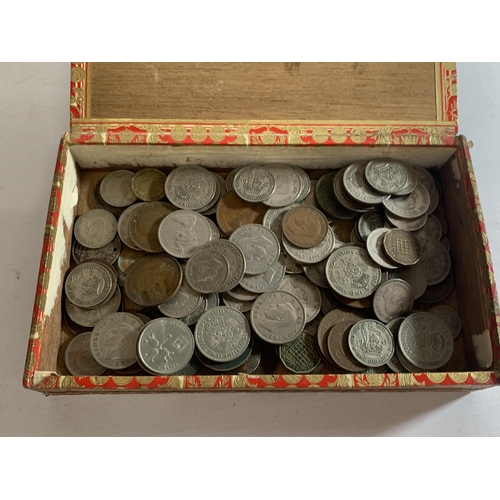 457A - A BOX CONTAINING PRE-DECIMAL COINS