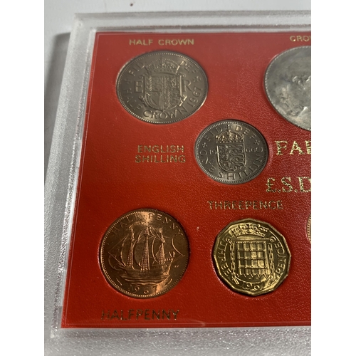 462 - A GREAT BRITAIN FAREWELL TO THE £SD SYSTEM PRE-DECIMAL TEN COIN SET