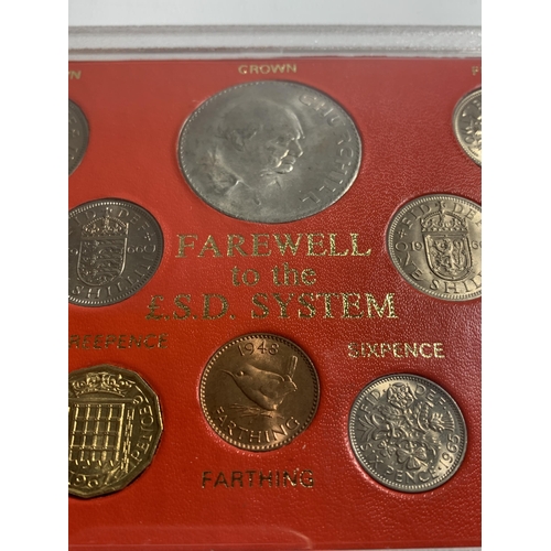 462 - A GREAT BRITAIN FAREWELL TO THE £SD SYSTEM PRE-DECIMAL TEN COIN SET