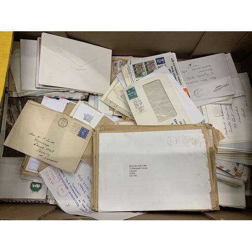 489A - A LARGE QUANTITY OF USED STAMPS ON ENVELOPES