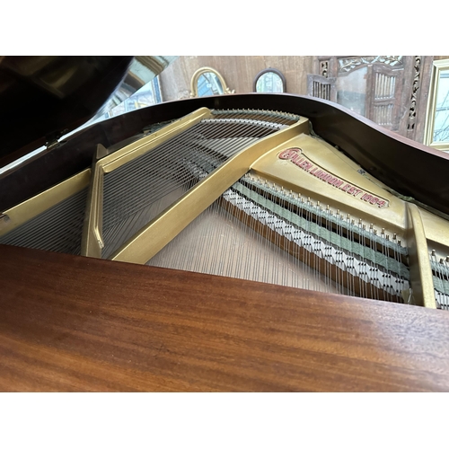 2906 - A MAHOGANY CHALLEN OF LONDON BABY GRAND PIANO