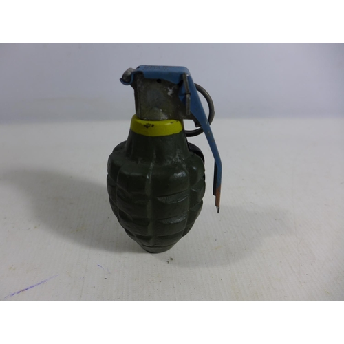 312 - A MID 20TH CENTURY 'PINEAPPLE' PRACTICE GRENADE