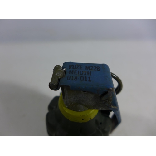 313 - A MID 20TH CENTURY 'PINEAPPLE' PRACTICE GRENADE