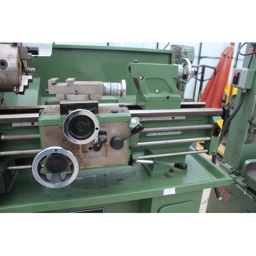 1 - WARCO LATHE BH600 WITH 4 JAWS CHUCK UNTESTED NO VAT