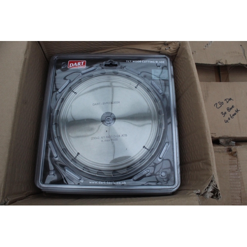 19 - 4 BOXES OF DART CIRCULAR SAW BLADES  NO VAT