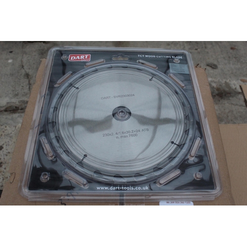 22 - 4 BOXES OF DART CIRCULAR SAW BLADES  NO VAT