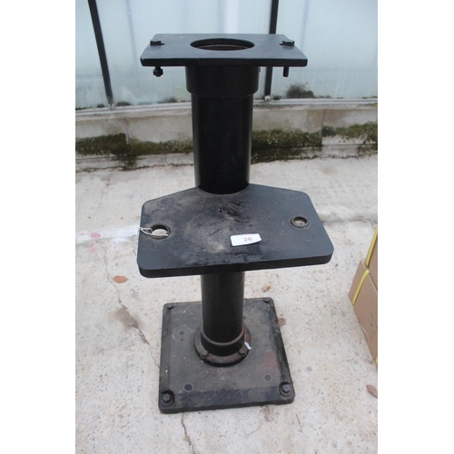 26 - GRINDER STAND  NO VAT