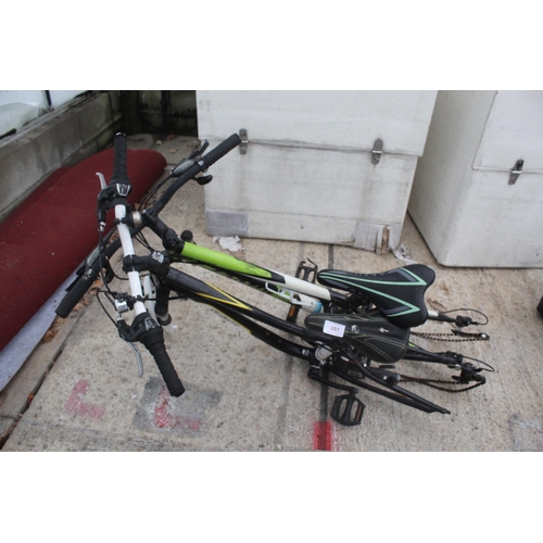 351 - 2 BIKE FRAMES  NO VAT