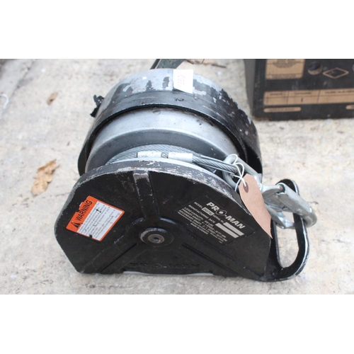 360 - PROMAN DIGITAL WINCH  NO VAT