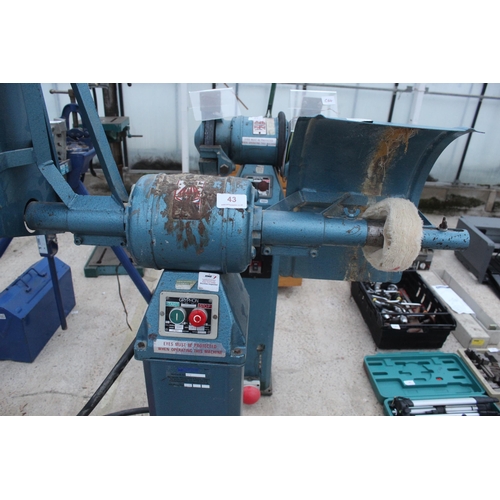 43 - RJH POLISHER 3PH (WORKING)   NO VAT