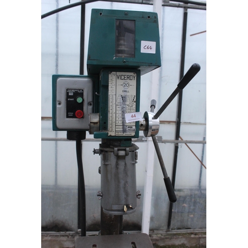 44 - VICEROY DRILL PRESS  NO VAT