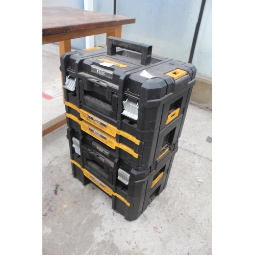 51 - 2 DEWALT TOOL BOXES (EMPTY)  NO VAT