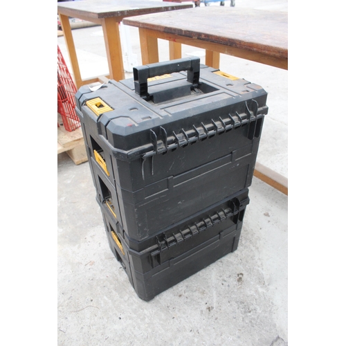 51 - 2 DEWALT TOOL BOXES (EMPTY)  NO VAT