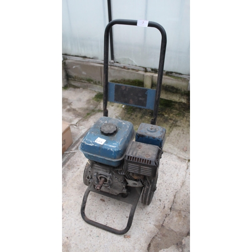 7 - HONDA GX160 ENGINE 5.5HP  ON TROLLEY IN WORKING ORDER NO VAT