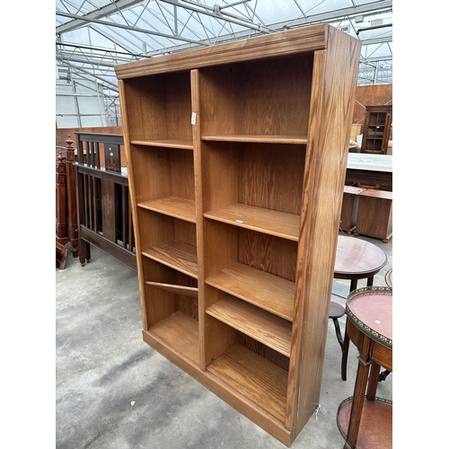 2871 - A MODERN OAK TEN DIVISION OPEN DISPLAY UNIT, 48