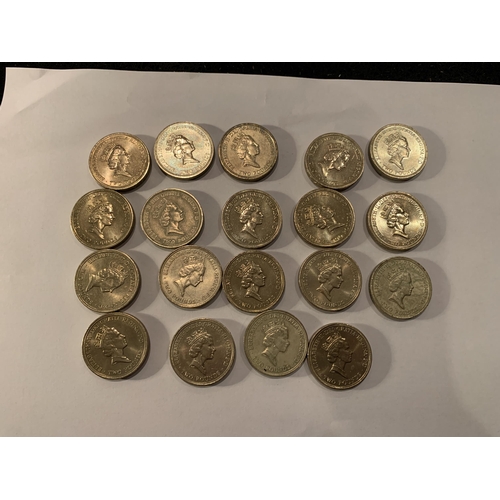 310A - A SELECTION OF 19 UK £2 COINS , MAINLY UNCIRCULATED