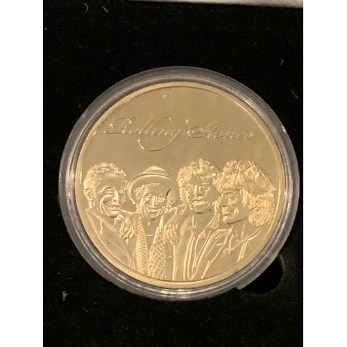 405A - THE “ROLLING STONES” 1962-2014 , COIN MEMORIAL MEDAL