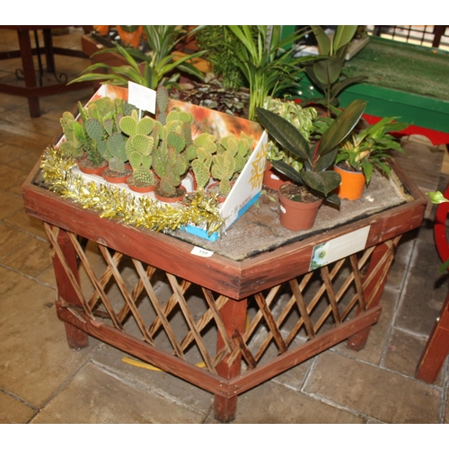 159 - TABLE AND VARIOUS PLANTS  + VAT