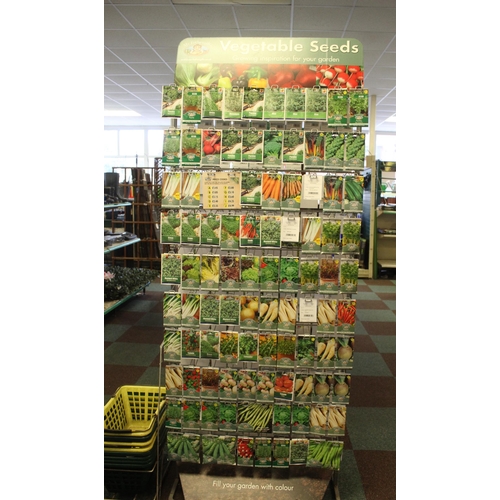 208 - RACK OF SEEDS + VAT
Sold for £110 but half are Vegetable Seeds hence Lot 208a No Vat (half of purcha... 