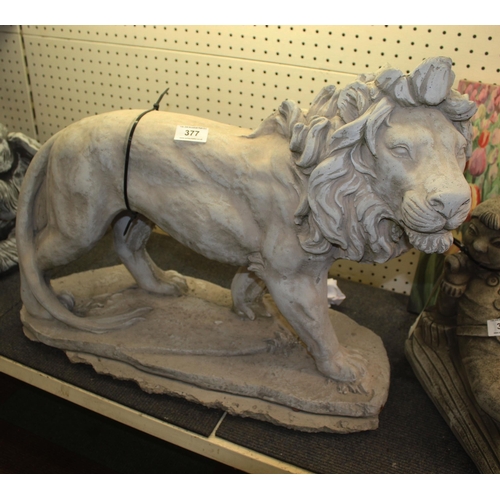 377 - CONCRETE LION  + VAT