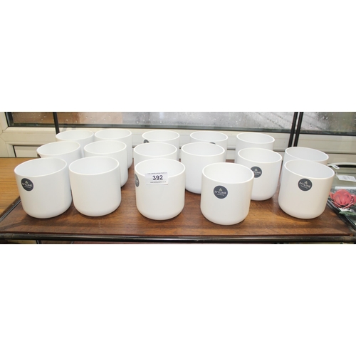 392 - 16 PLANT POTS  + VAT