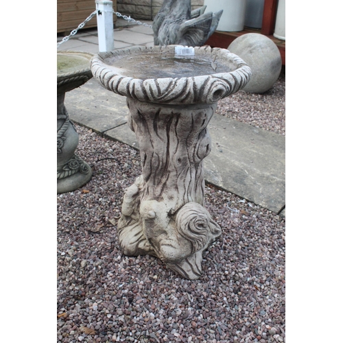 69 - 2 CONCRETE BIRD BATHS  + VAT