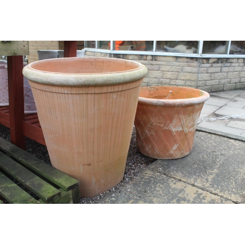 96 - 2 EXTRA LARGE POTS  + VAT