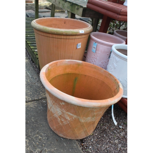 96 - 2 EXTRA LARGE POTS  + VAT