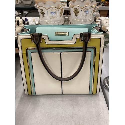 166 - A RIVER ISLAND ART DECO STYLE LADIES BAG