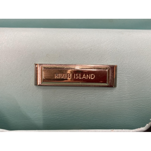 166 - A RIVER ISLAND ART DECO STYLE LADIES BAG