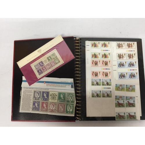 333 - A STAMP ALBUM CONTAINING A LARGE QUANTITY OF BRITISH MINT STAMPS