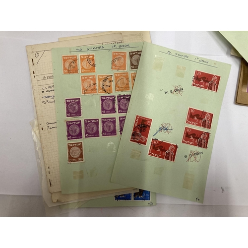 352 - A COLLECTION OF ISRAELI STAMPS